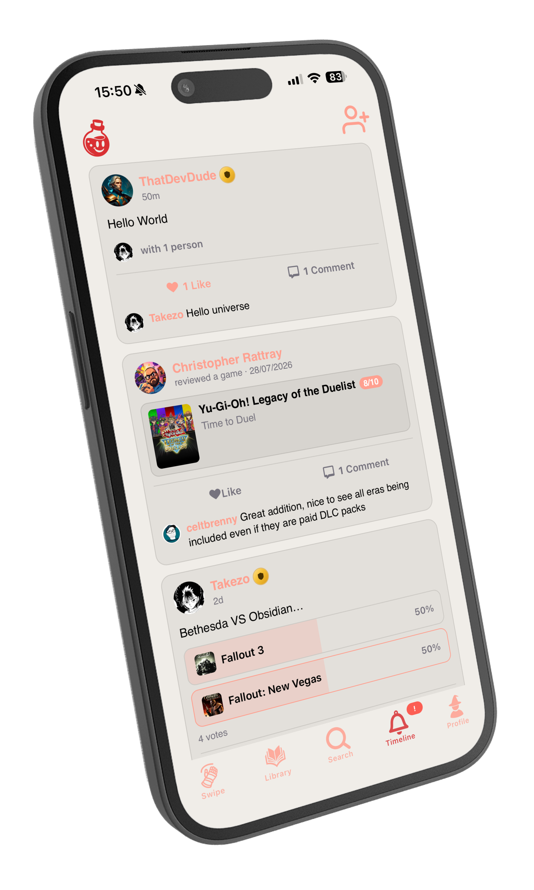 Community screen
